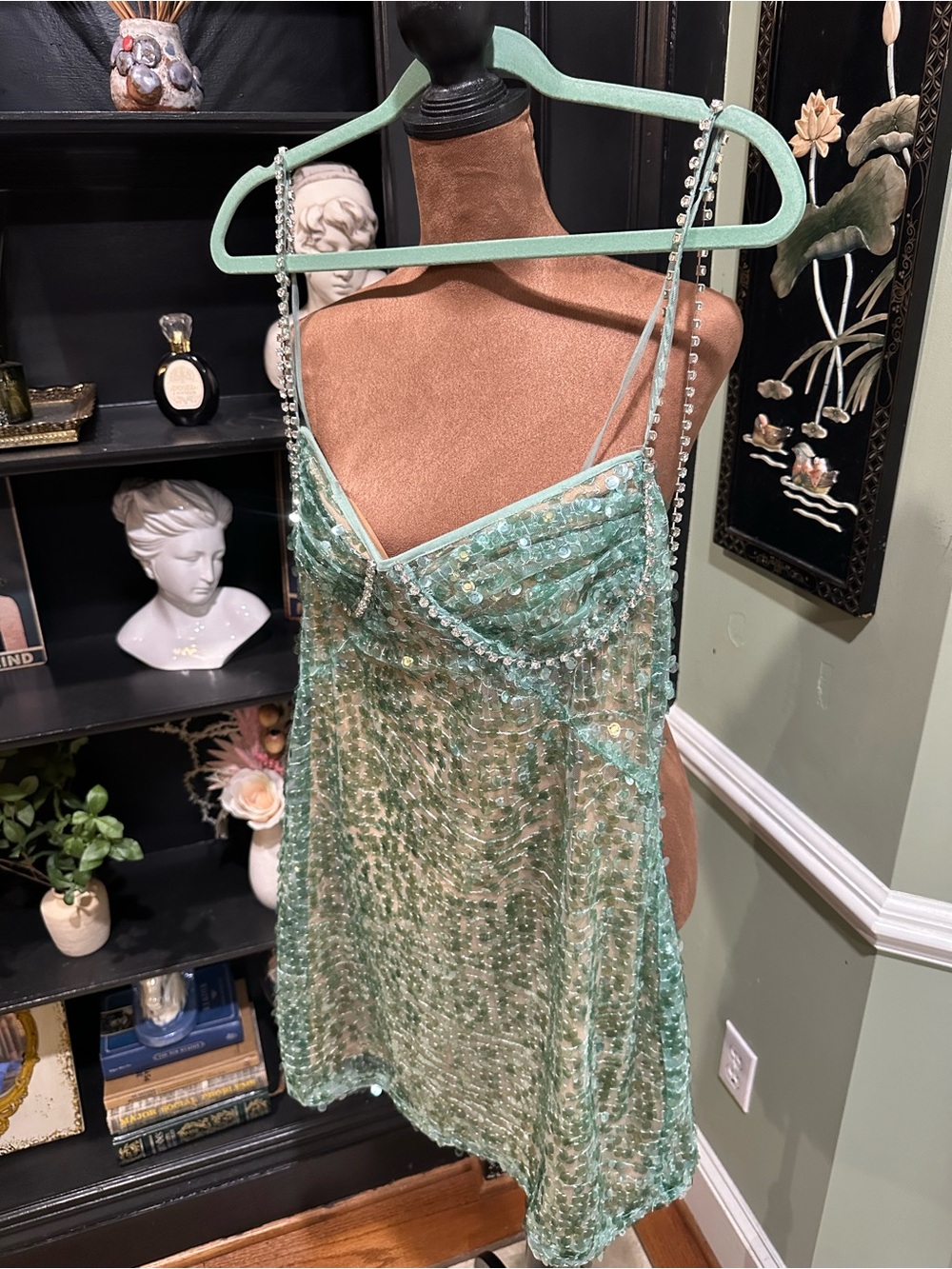 Fashion Nova “Mermaid Kisses” Sequin Mini Dress – Mint – Size XL – NWOT - Picture 6 of 14